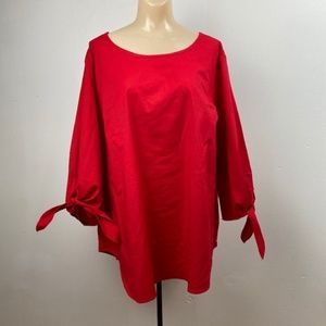 Como Black 2x Red Shirt, Tie on Sleeves